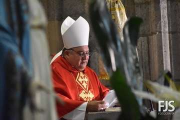 Eucaristía presidida por el obispo José Mazuelos y concierto de la Banda Municipal de Música por la festividad del Santo Cristo de Telde/Francisco Javier Santana.